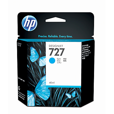 HP 727 ink cartridge 1 pc(s) Original Cyan – image 2