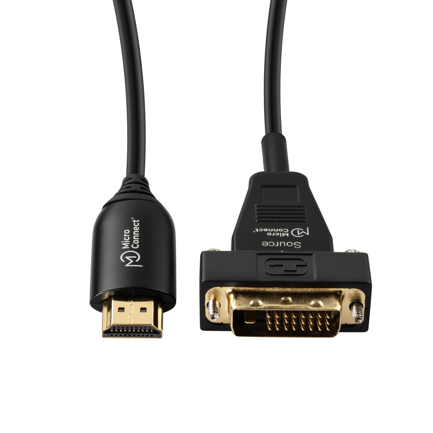 Resim Microconnect HDM1924130OP 30m DVI-D - HDMI 2.0 Adaptör Kablosu
