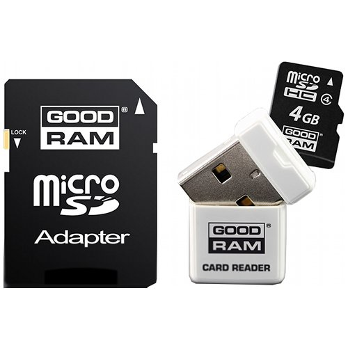 Goodram 3 in 1 microSDHC class 4 4GB