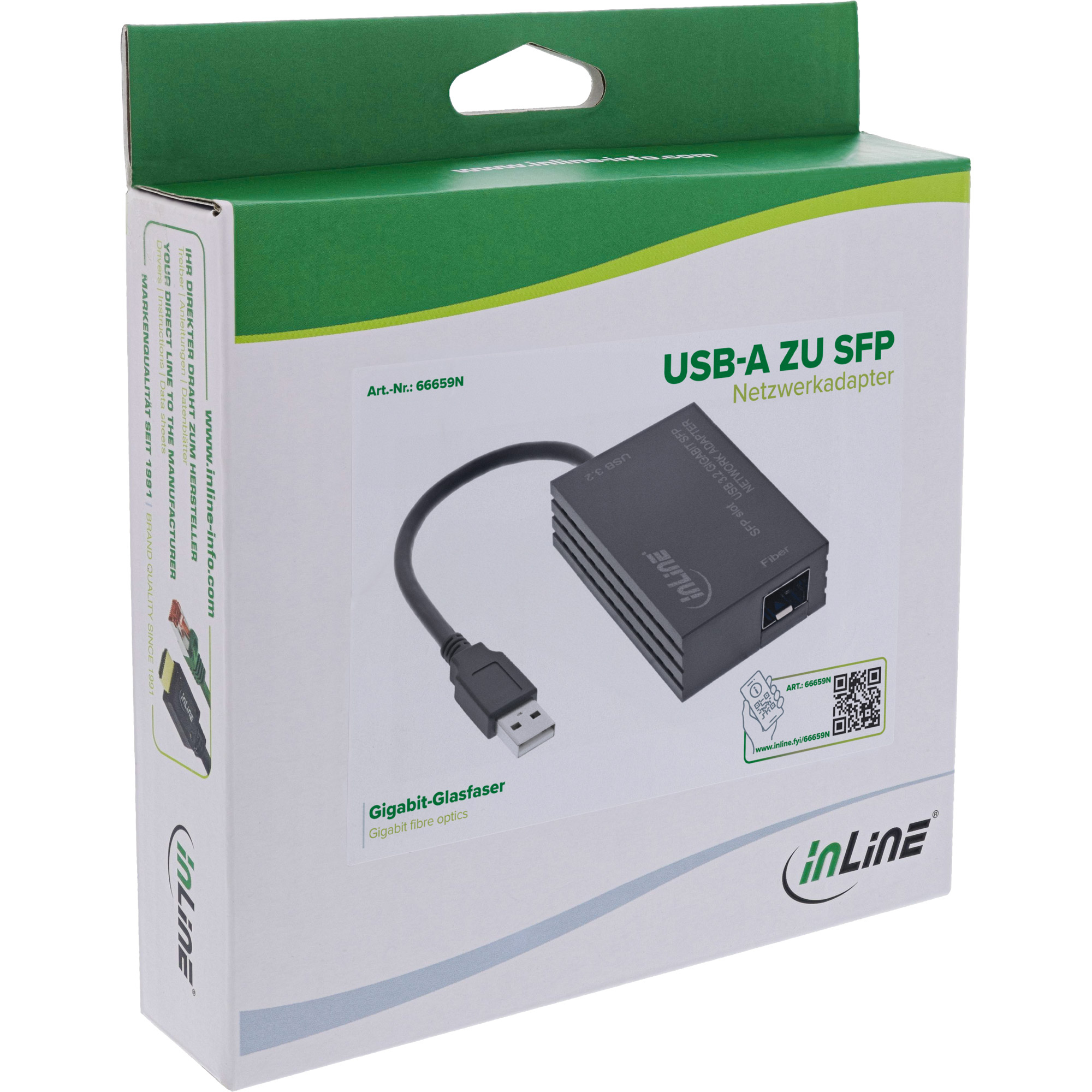 InLine 66659N network card Fiber 1000 Mbit/s – image 2