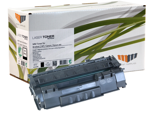 MM Black Laser Toner - HP 53X (Q7553X) / Canon 715H (1976B002) High capacity - For HP LaserJet / Canon LBP
