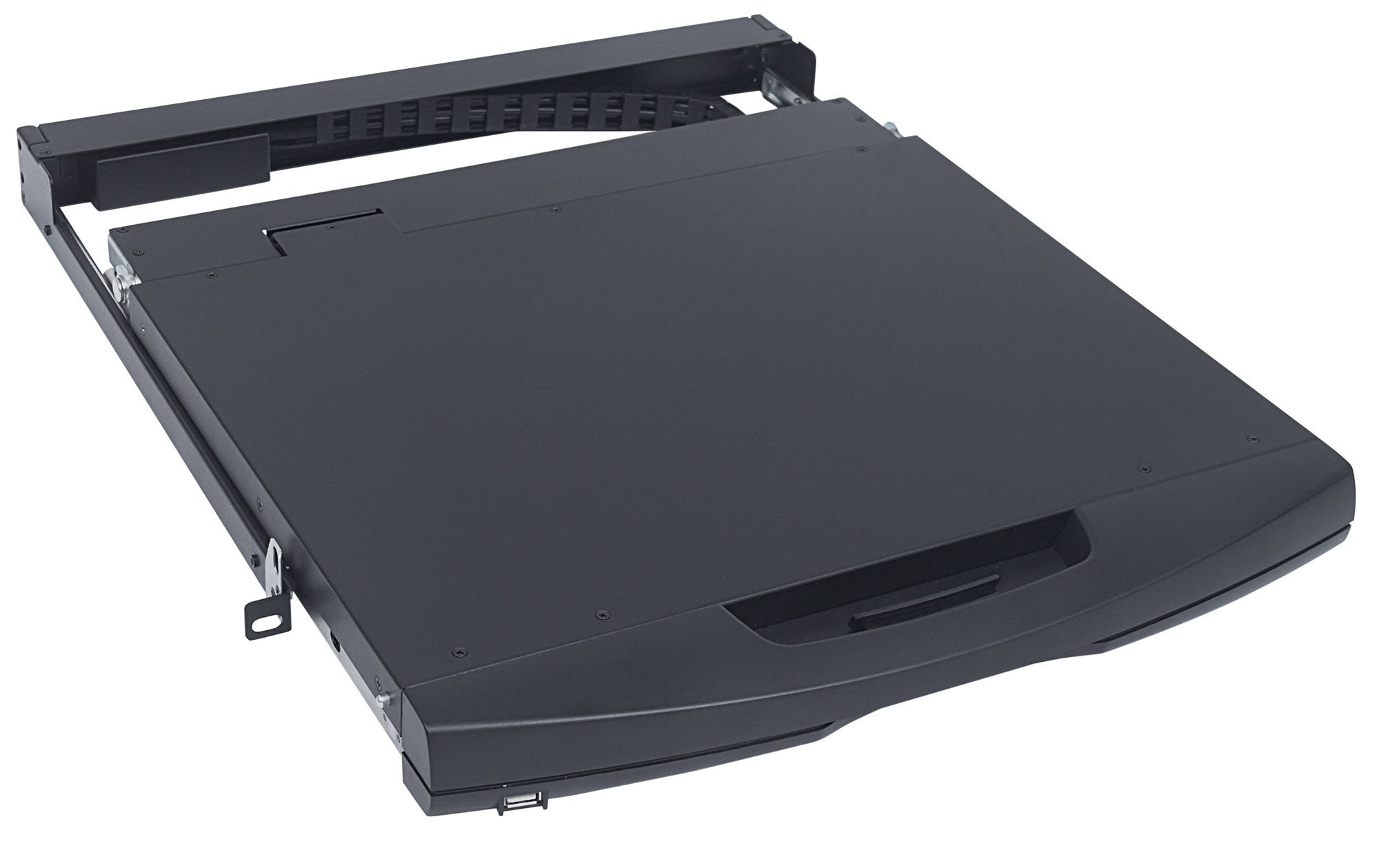 Intellinet Rackmount 19" LCD DVI Console, 19-Inch LCD Panel, 1U, DVI, Modular system, German Layout (Euro 2-pin plug) – image 4