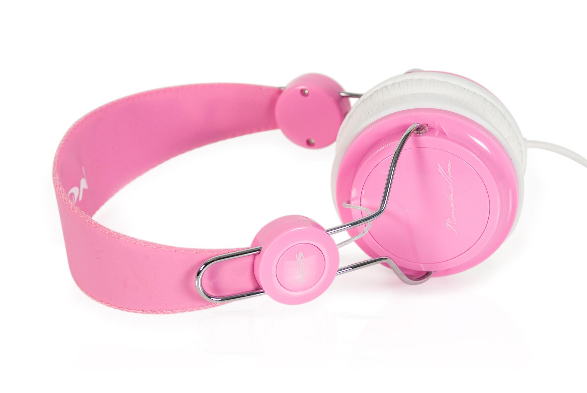 NGS Marshmallow Headphones Wired Pink, White – image 2