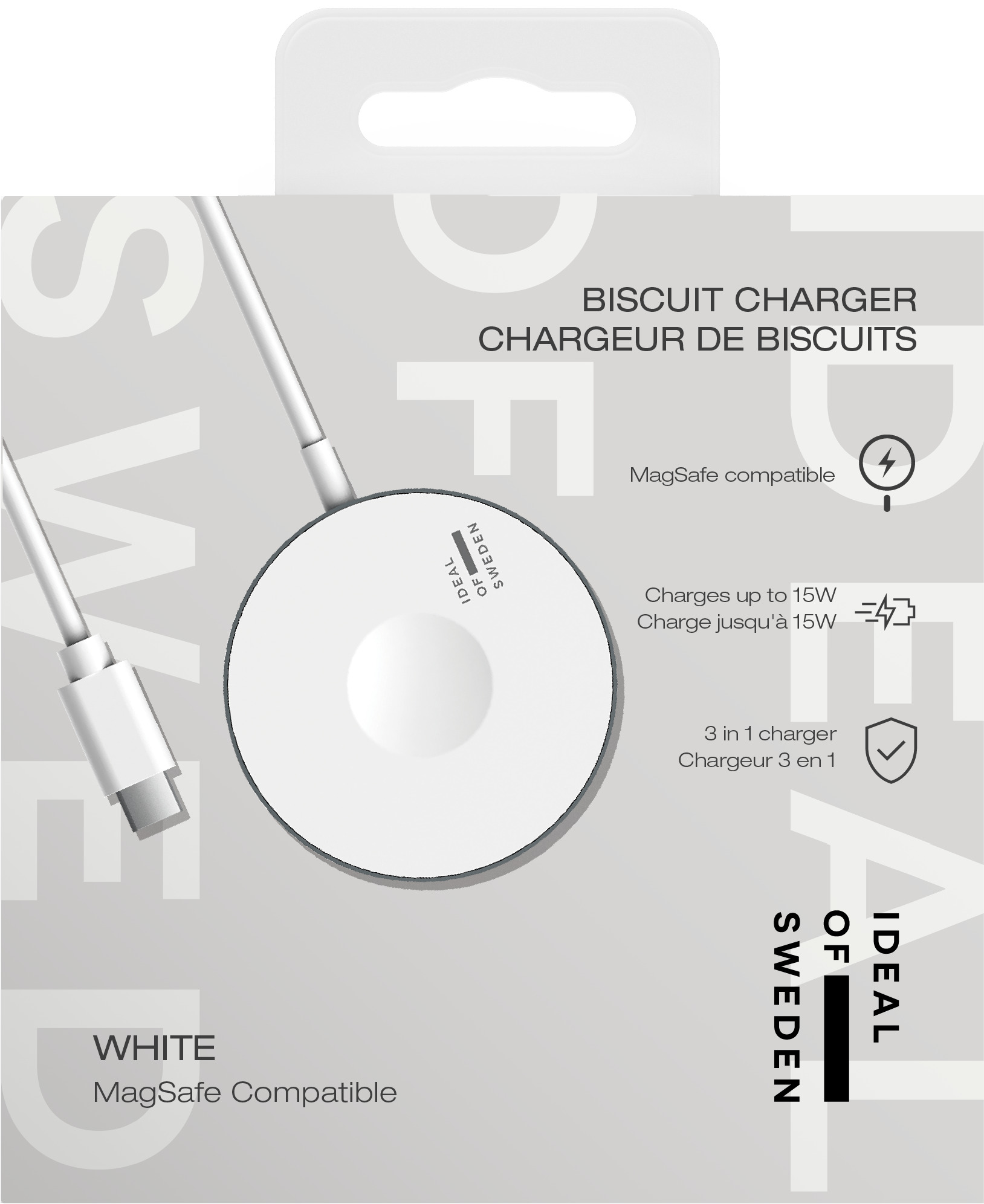 iDeal of Sweden Biscuit MagSafe Charger White – image 4