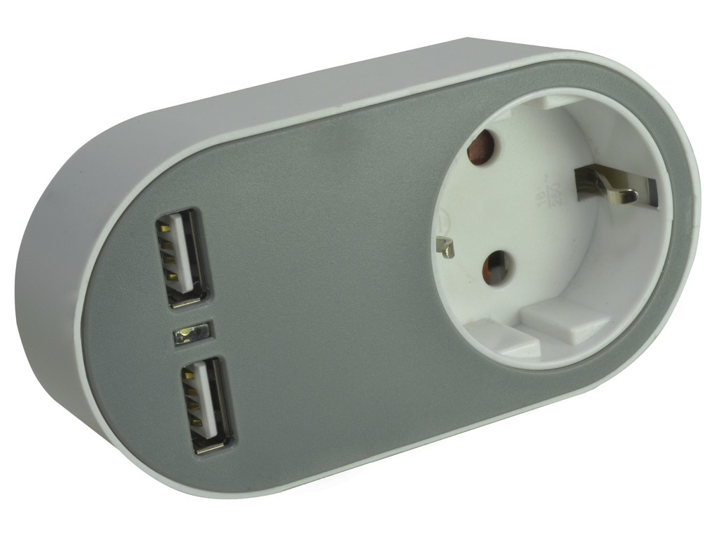 2-Power EU USB Charger 3.4A Max Shared – image 2