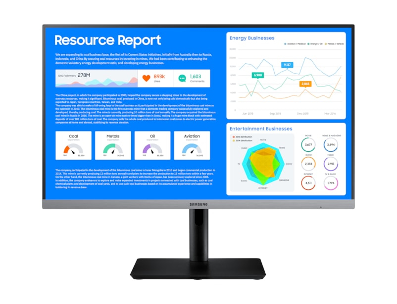 Samsung LS24R650FD computer monitor – image 7