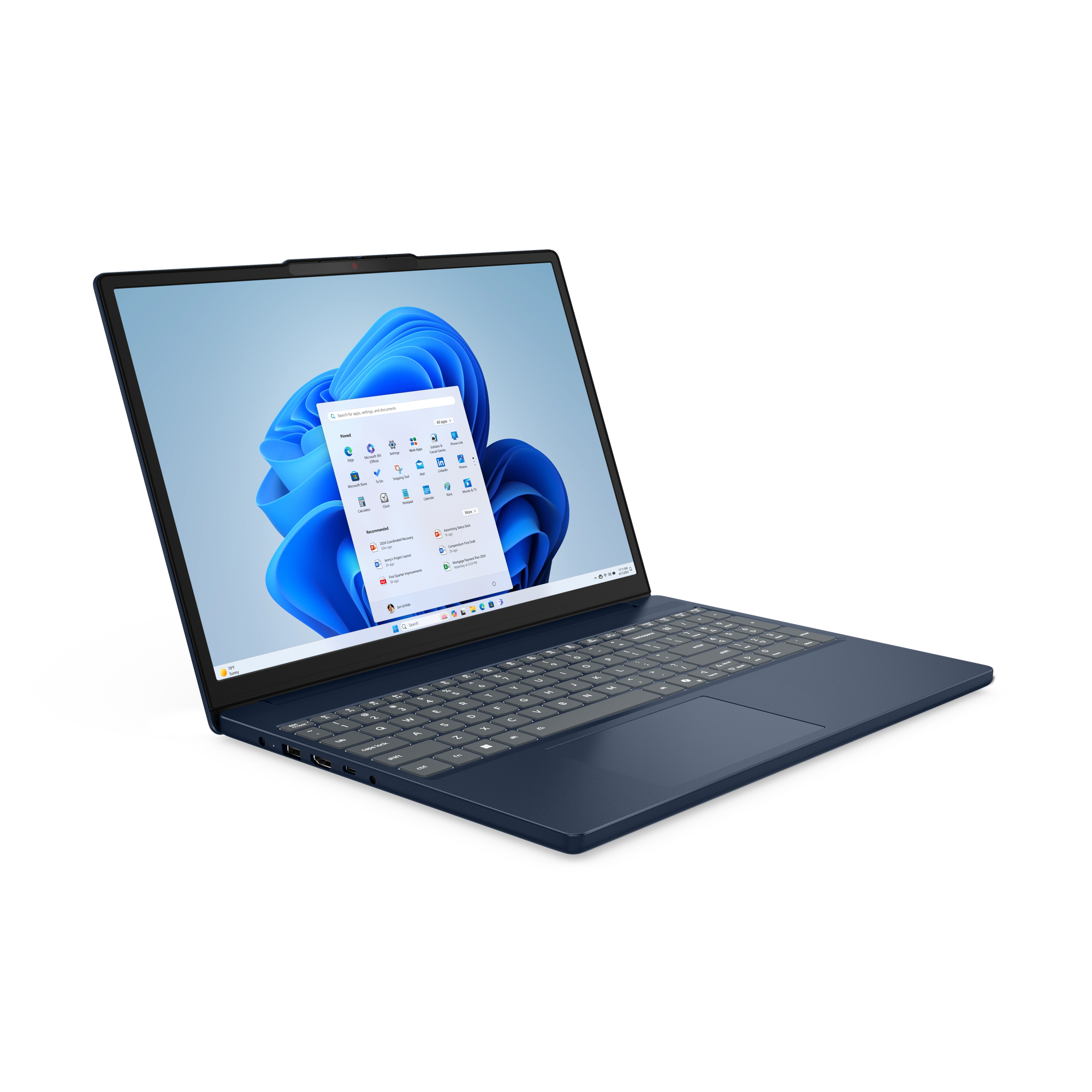 Portátil - Lenovo IdeaPad Slim 3 15IRH10, 15.3" WUXGA, Intel® Core™ i7-13620H, 16GB RAM, 1TB SSD, UHD Graphics, Windows 11 Home, Azul - imagen 4