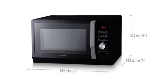 Samsung CE117APT-B microwave Black Countertop – image 2