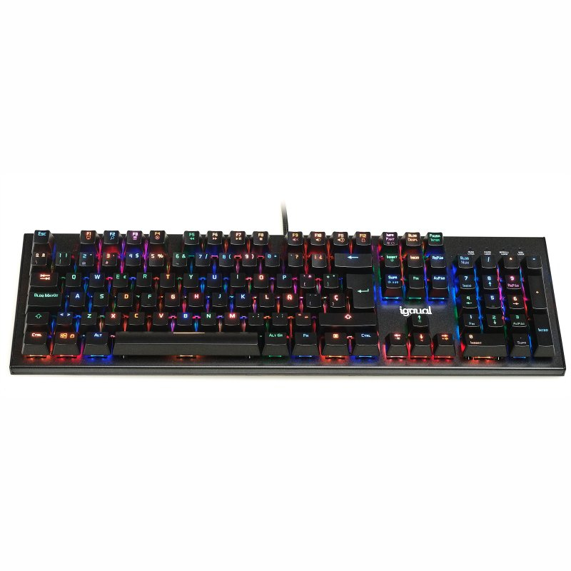 iggual IGG317969 keyboard Gaming USB QWERTY Spanish Black – image 1
