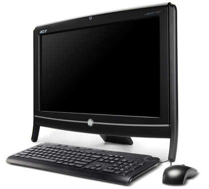 Acer Veriton 2610G-MO30S Intel® Celeron® G G540 50.8 cm (20") 2 GB DDR3-SDRAM 500 GB HDD Windows 7 Starter Black – image 4