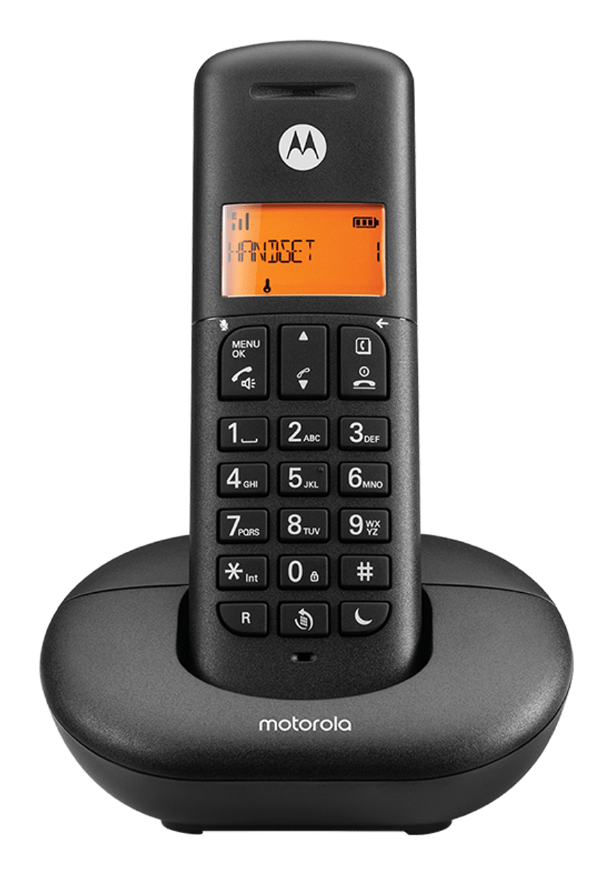 Motorola E201 DECT telephone Caller ID Black