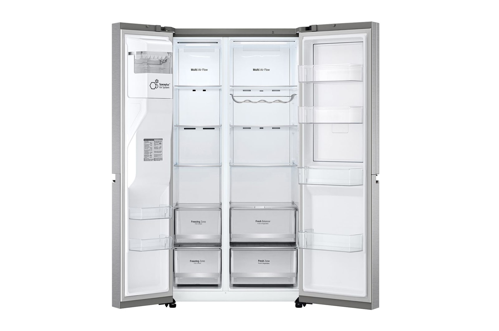 LG GSJV70MBLE side-by-side refrigerator Freestanding – image 3