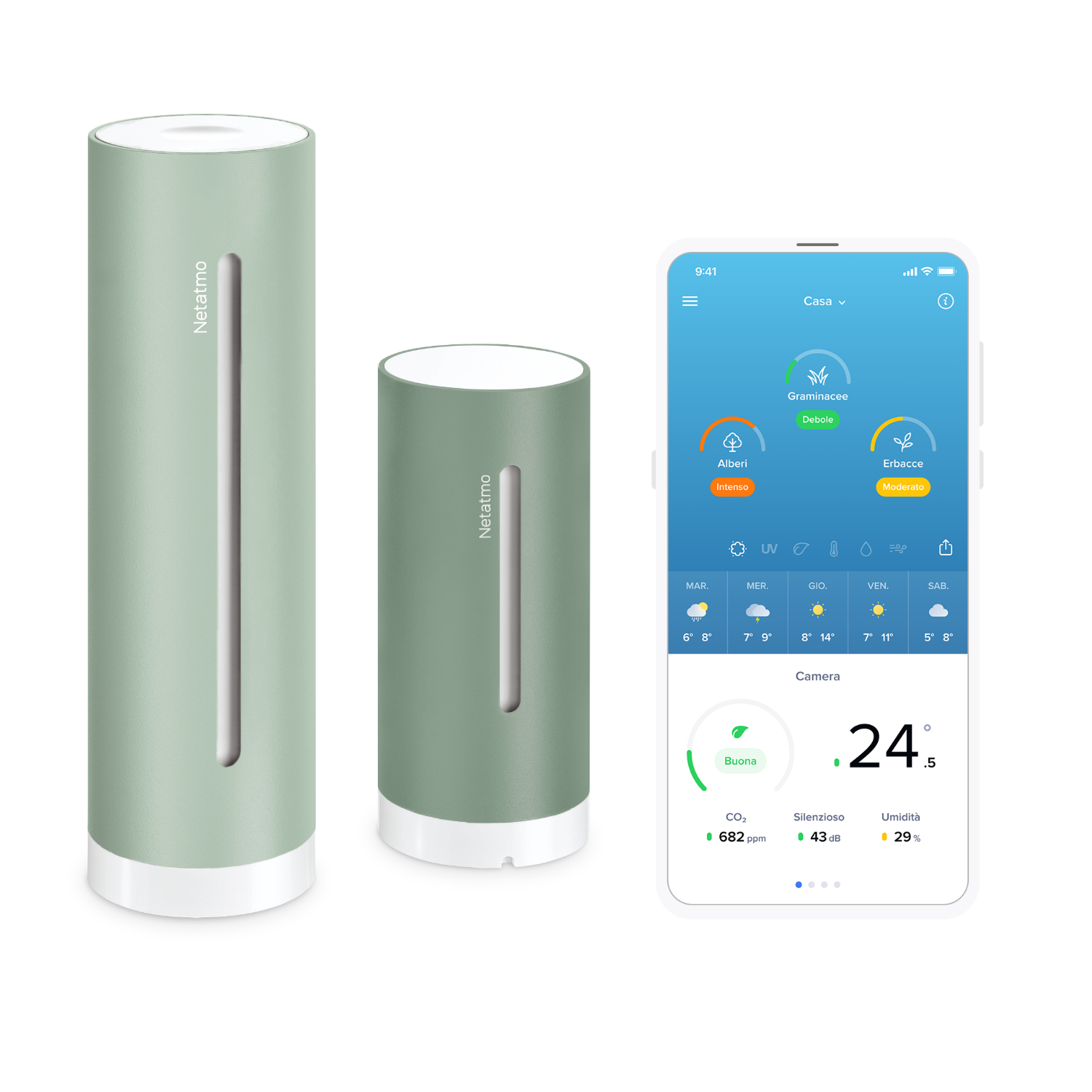 Netatmo Original Mint colour Battery Wi-Fi – image 3