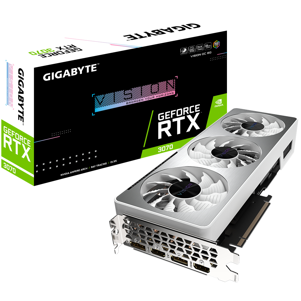 GIGABYTE GeForce RTX 3070 VISION OC 8G (rev. 2.0)