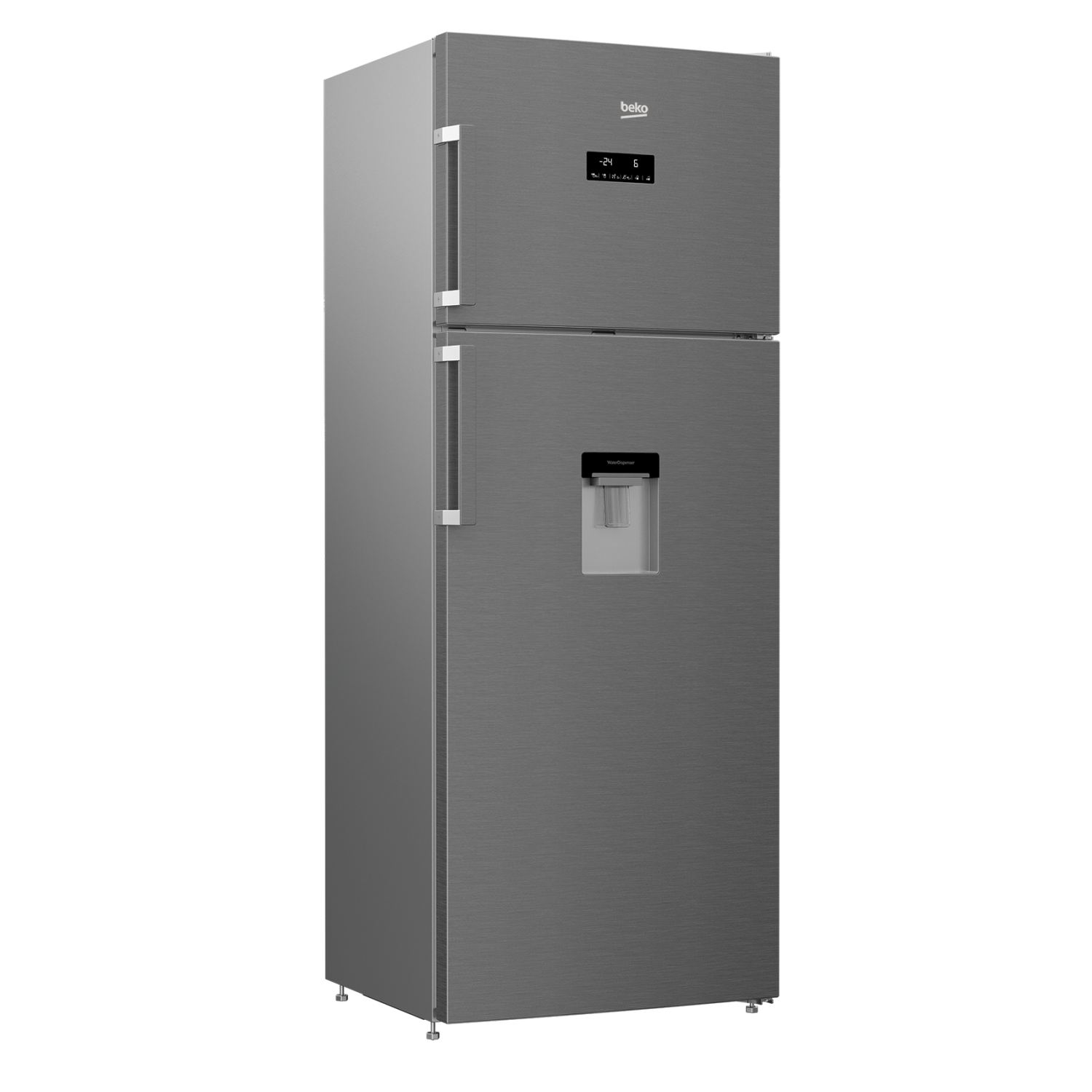 Beko RDNE455E32DZX fridge-freezer Freestanding – image 2