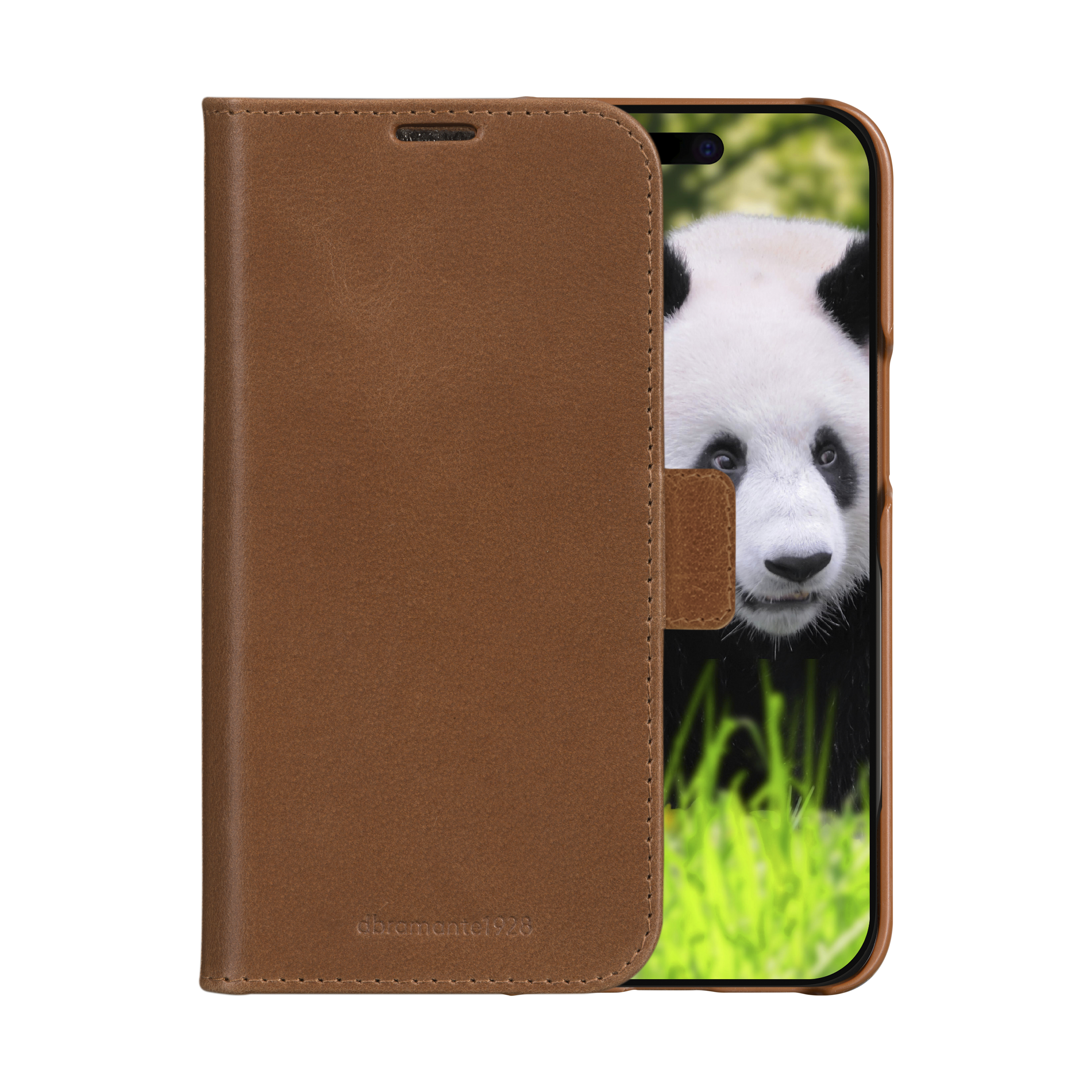 dbramante1928 Lynge custodia per cellulare 15,5 cm (6.1") Custodia flip a libro Marrone chiaro