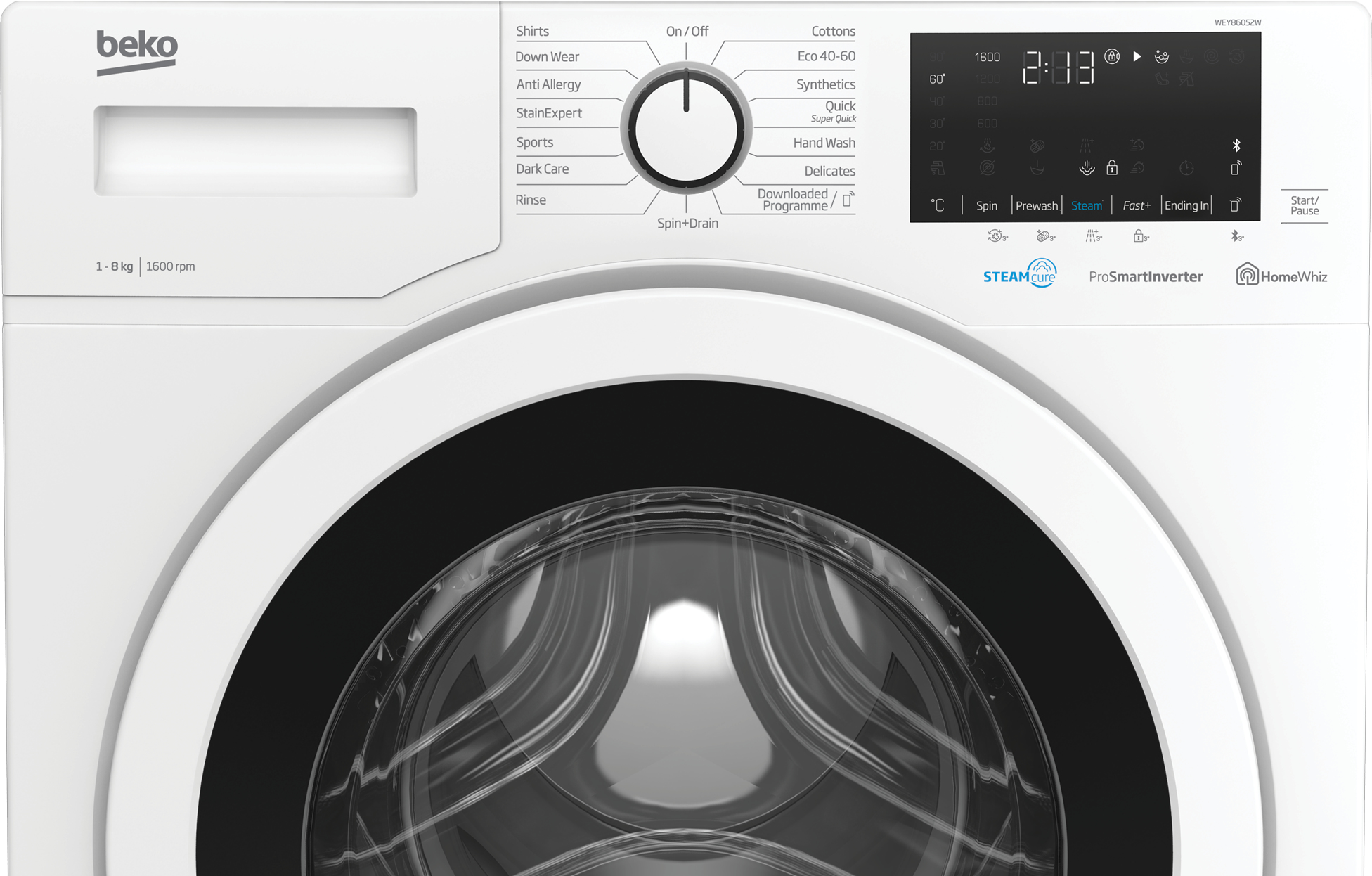 Beko WEY86052W washing machine Front-load – image 3