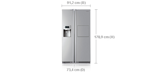 Samsung RSH5ZETS side-by-side refrigerator Freestanding – image 3
