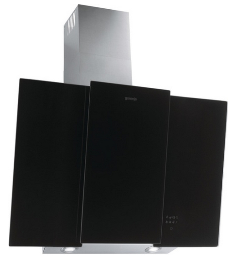 Gorenje DVG8565B Wall-mounted Black 593 m³/h – image 1