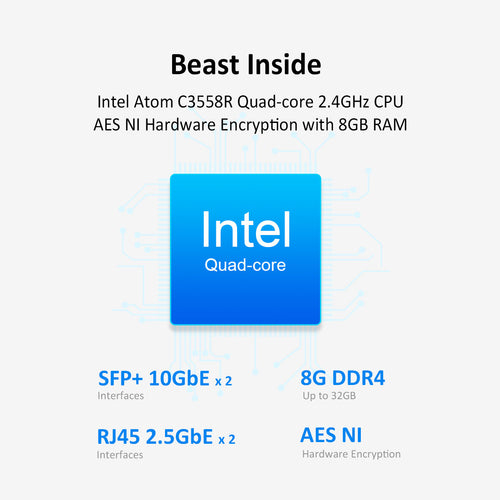 TerraMaster U8-450 NAS/storage server Rack (2U) Intel Atom® – image 8