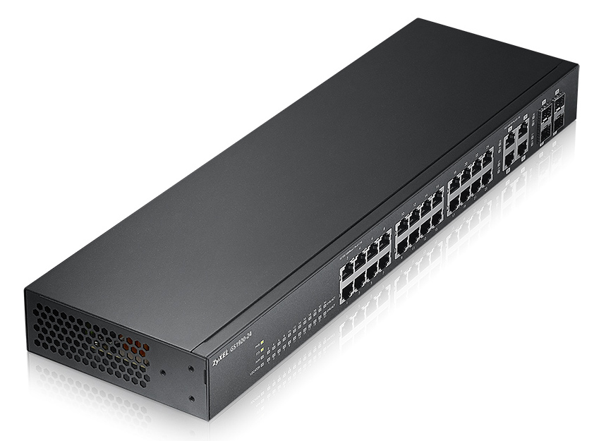 Zyxel GS1920-24 Managed L2 Gigabit Ethernet (10/100/1000) Black – image 2