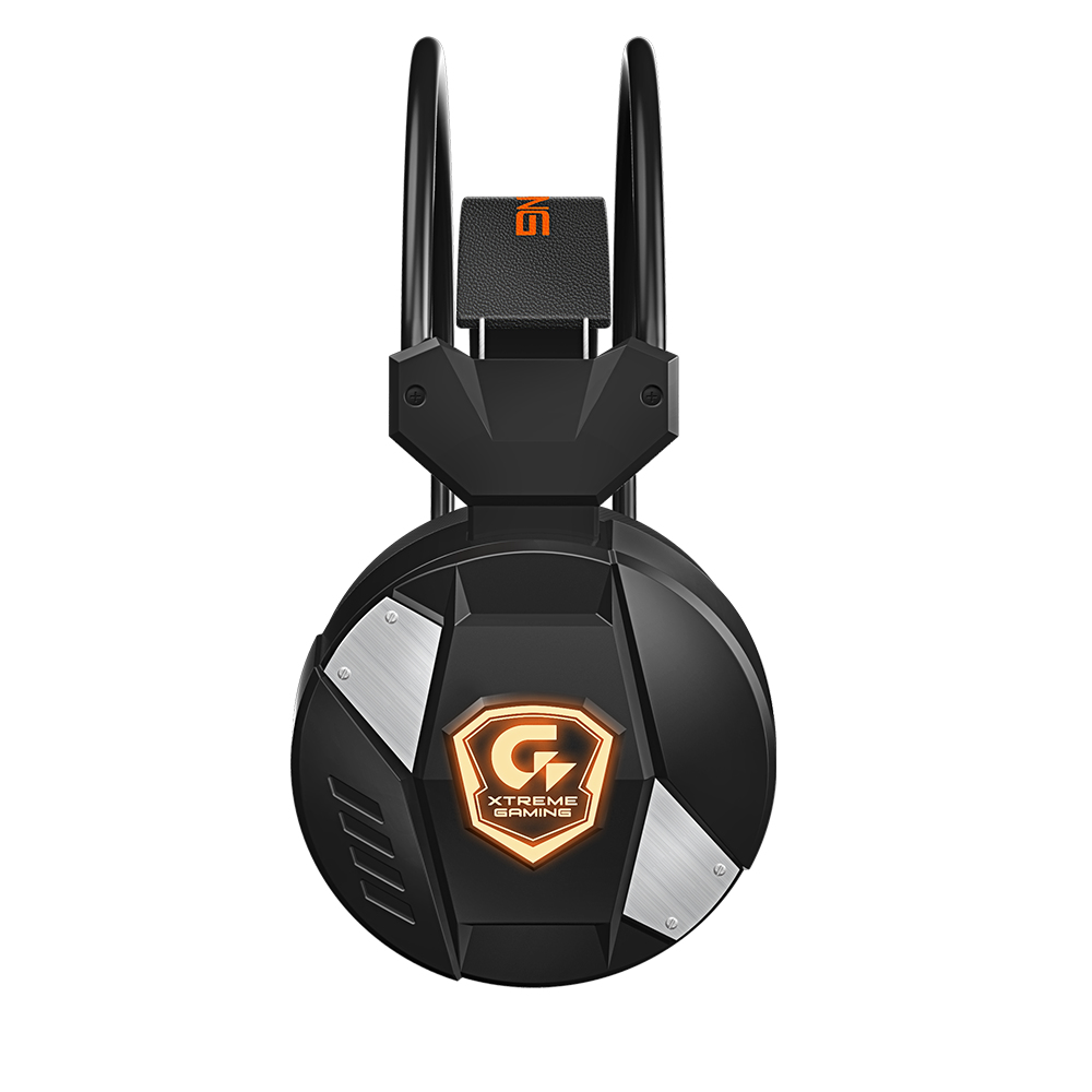 GIGABYTE XH300 headphones/headset Wired Head-band Gaming Black, Yellow – image 2