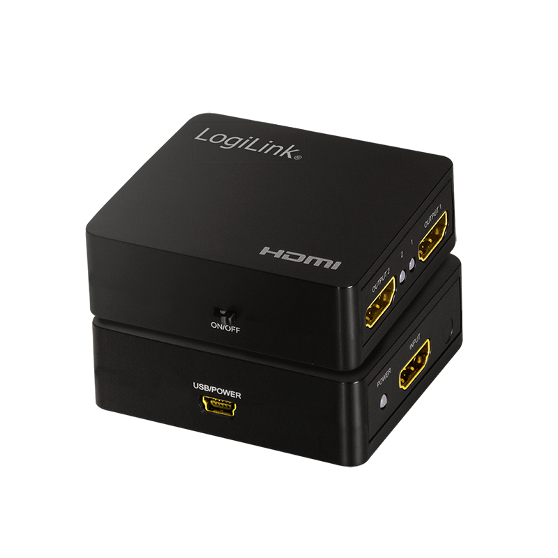 LogiLink HD0032 video splitter HDMI 2x HDMI – image 3