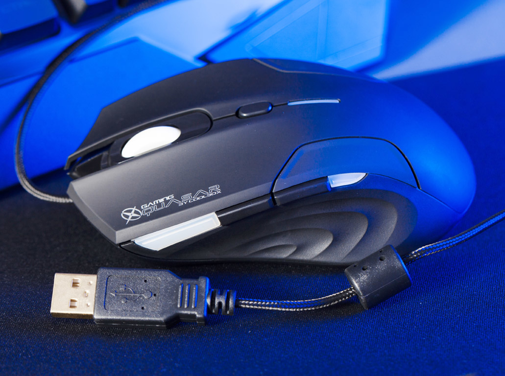 CoolBox QUA-KTR001 keyboard Mouse included Gaming USB Black – image 7