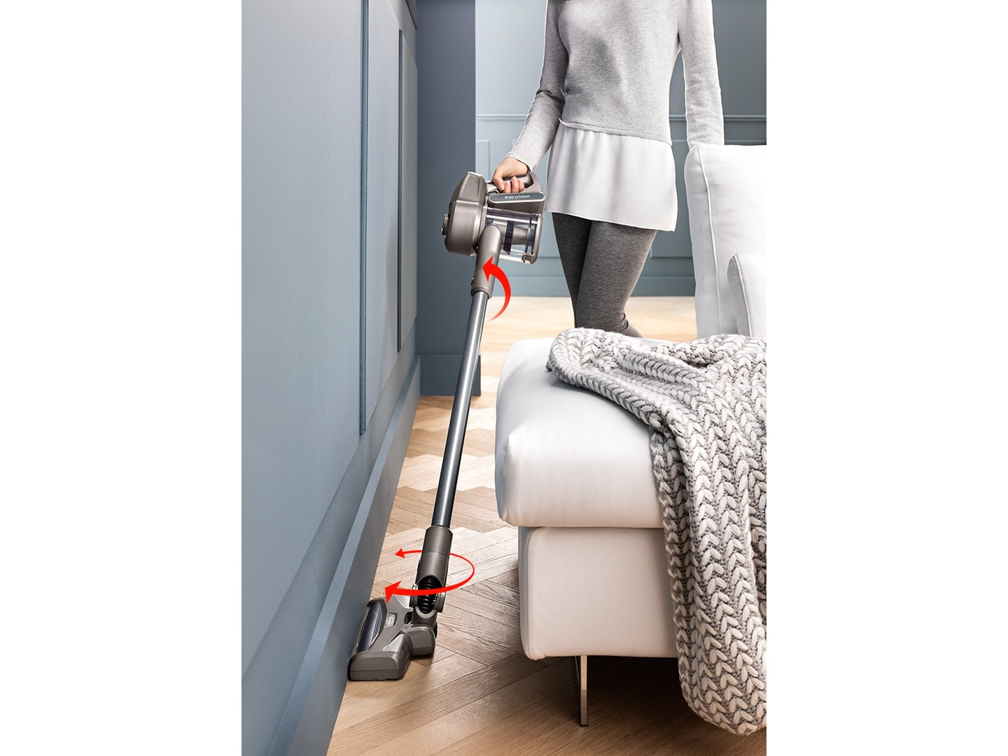 De’Longhi XLM419.TDC stick vacuum/electric broom Battery Dry EPA Bagless – image 5