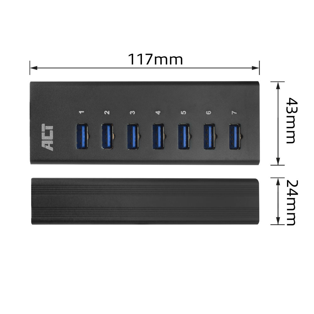 ACT USB hub 3.0 7 port – image 2