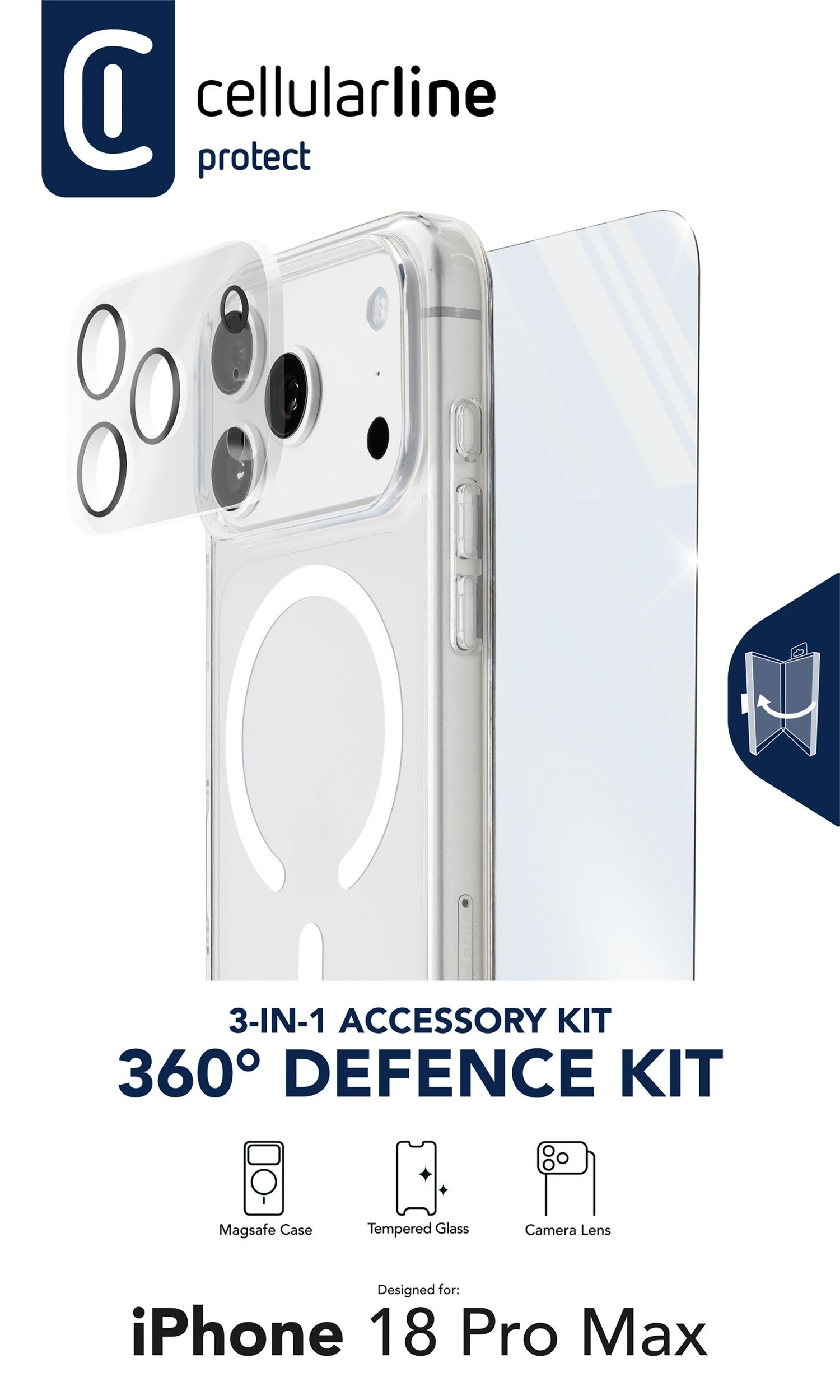 Cellularline 360 DEFENCE KIT IPHONE 18 PRO MAX – image 4