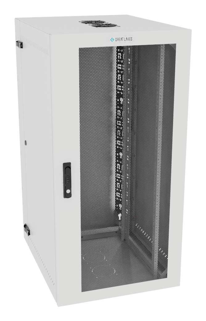 Vertiv VR Rack GL48WMCMM-W-SC-AF-CM rack cabinet 25U Wall mounted rack White