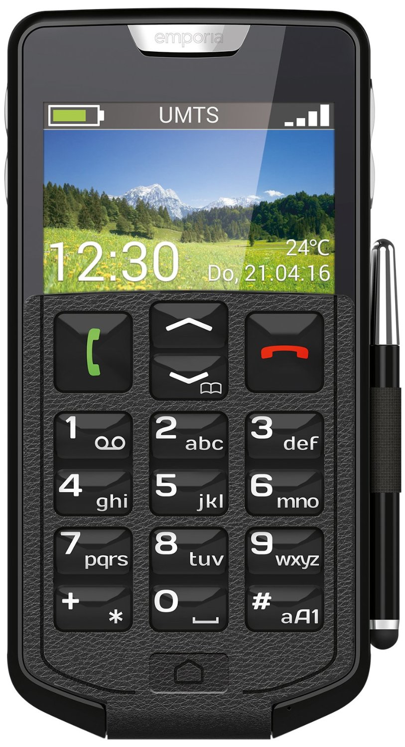 Emporia Smart 11.4 cm (4.5") Single SIM Android 4.4.2 3G Micro-USB 0.5 GB 4 GB 2600 mAh Black – image 2