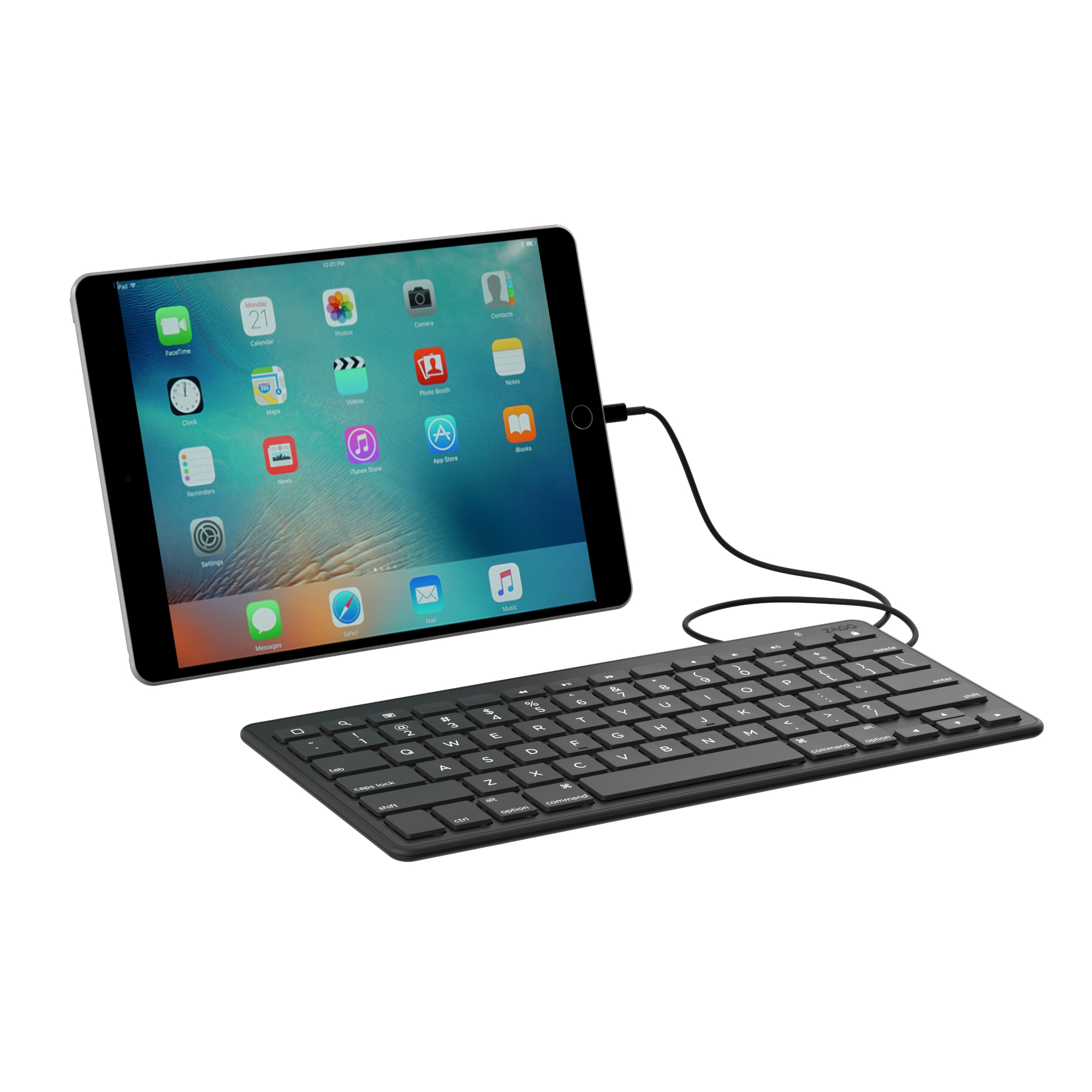 ZAGG 103201276 mobile device keyboard Hungarian Lightning Black – image 3