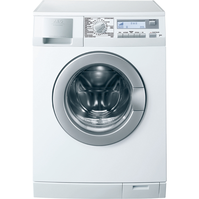 AEG L14850 washer dryer Freestanding Front-load White