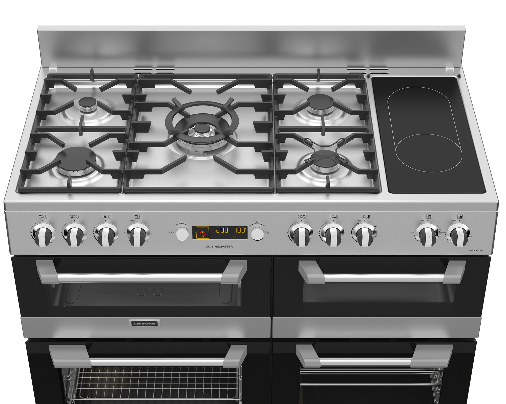 Leisure CS110F722X 110cm Dual Fuel Range Cooker with Three Ovens – image 3