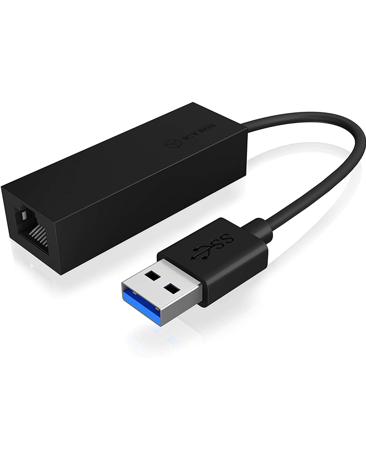 ICY BOX USB 3.0 A-Type to RJ-45 Ethernet port – image 1