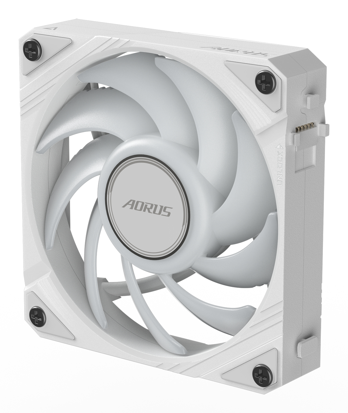 Ventilador Gigabyte AORUS EZ CHAIN FAN 120 ICE - 120mm - 2000RPM - Blanco - RGB - GP-ECFAN1201 ICE Ventilador Gigabyte AORUS EZ CHAIN FAN 120 ICE - 120mm - 2000RPM - Blanco - RGB - GP-ECFAN1201 ICE