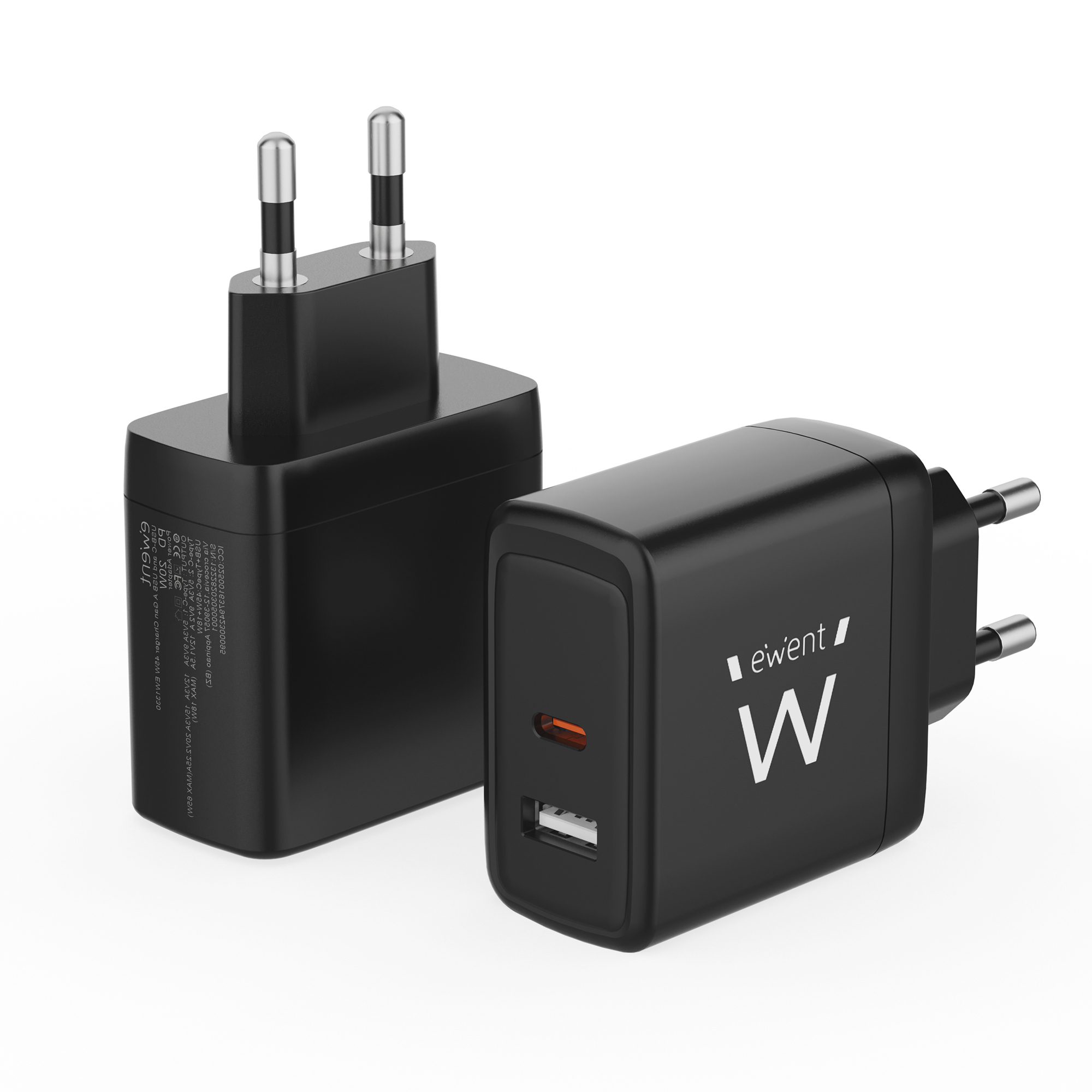 Ewent EW1330 mobile device charger Universal Black AC Fast charging Indoor – image 2