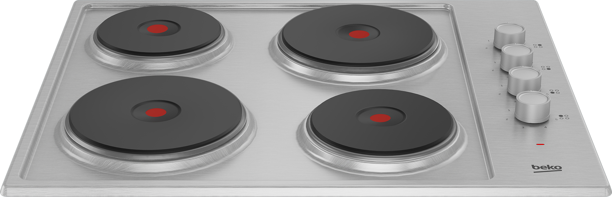 Beko HIBE64101X 60cm Sealed Plate Hob with Side Knob Controls – image 3