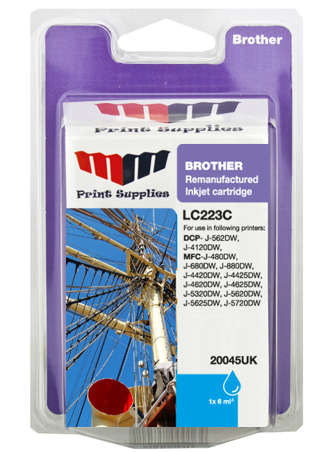 MM Cyan Inkjet Cartridge (LC223C)