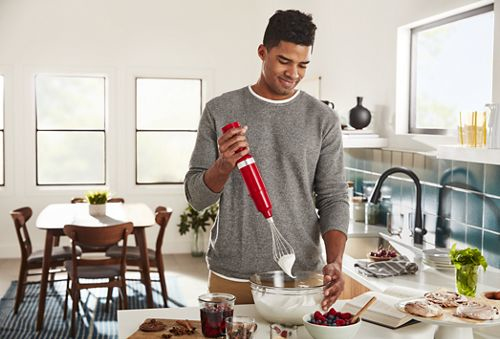 KitchenAid KHBBV83PA blender Immersion blender Red – image 6