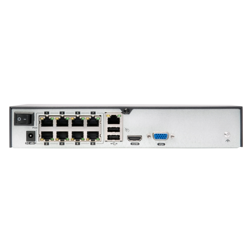 Vultech Security VS-NVR6508EVO-POE-5MP network video recorder Black – image 3