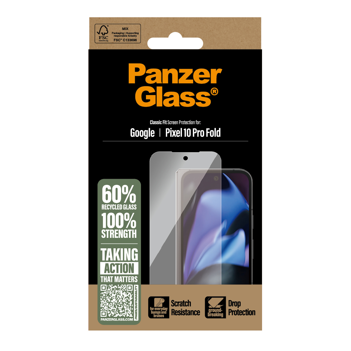 PanzerGlass® Displayschutz Google Pixel 10 Pro Fold 5G | Classic Fit