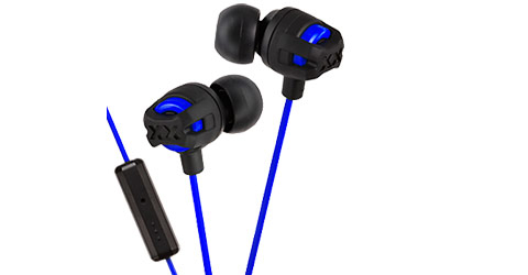 JVC HA-FR201A Headset Wired In-ear Calls/Music Black, Blue