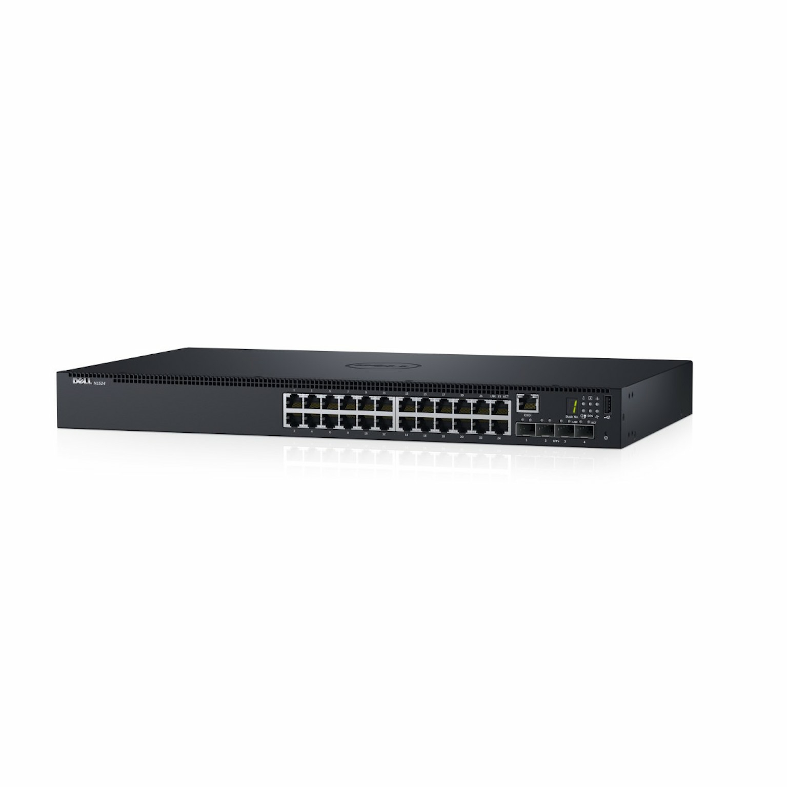 Dell N1524 Managed L3 Gigabit Ethernet (10/100/1000) 1U Black – image 1