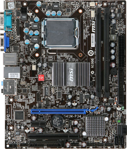 MSI G41M-P34 LGA 775 (Socket T) micro ATX – image 1