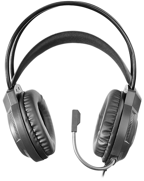 Mars Gaming MH124 cuffia e auricolare Cablato A Padiglione Nero