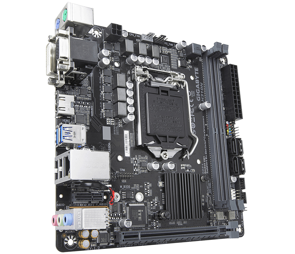 GIGABYTE H310N motherboard Intel® H310 LGA 1151 (Socket H4) mini ITX – image 3