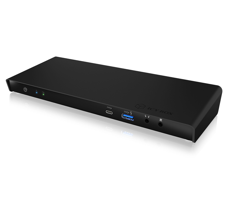 ICY BOX IB-DK2243AC Wired USB 3.2 Gen 1 (3.1 Gen 1) Type-C Black